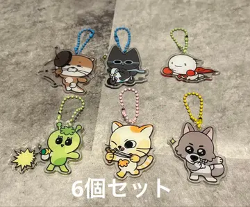 푸네크도 아크릴 키링 6개 세트