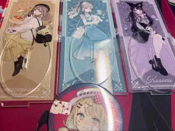 아카쿠라 산리오 아크릴 스탠드 시나몬 폼폼푸딩 쿠로미