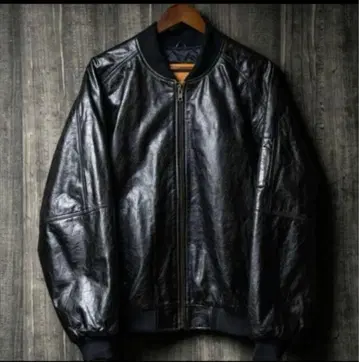 PABLO VINCI 가죽 봄버 자켓