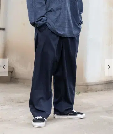 Dad EASY WIDE PANTS 네이비 사이즈 1