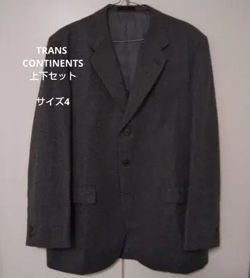 TRANS CONTINENTS 수트 상하의 세트 셋업 사이즈 4