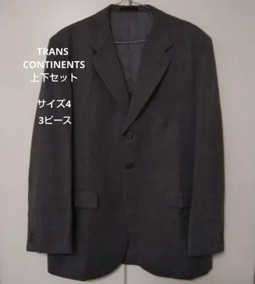 트랜스컨티넨츠 상하의 세트 수트 셋업