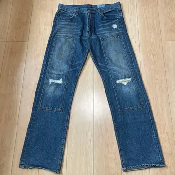 OshKosh 데미지 가공 스트레이트 데님 팬츠