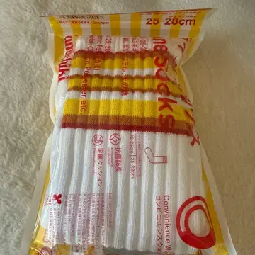 패밀리마트 라인 양말 패밀리치킨 남녀 공용 사이즈 25~28cm