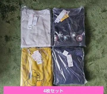 유니클로 포켓몬 스웨트 셔츠 피넛 스웨트 셔츠 외 4장 세트