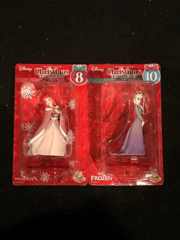 디즈니 해피 복권 크리스마스 오너먼트 엘사 아리엘