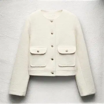 ZARA 부클레 가디건