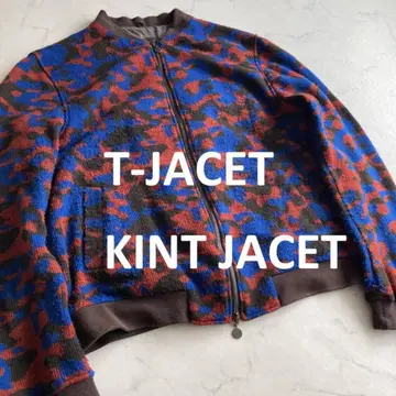 [ 사이즈 XL ] T-JACKET 티 자켓 플란넬 울 니트 블루종