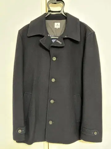 남성용 울 피 코트