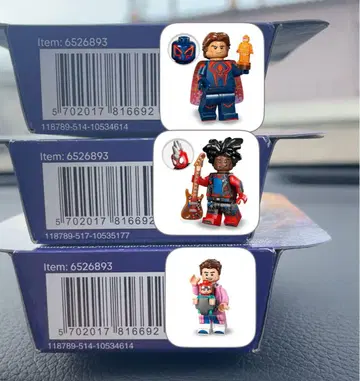 LEGO 스파이더맨 미니 피규어 3체 세트
