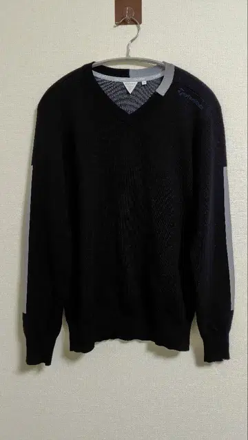 TaylorMade 테일러메이드 골프 남성용 울 니트 스웨터 M