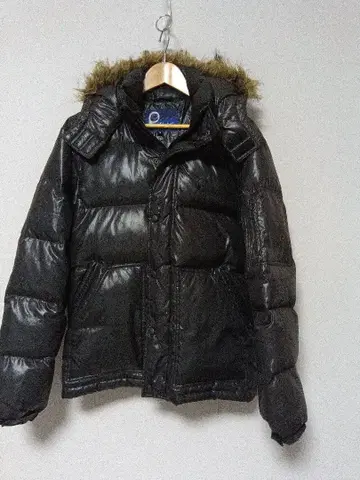 PenField 블랙 다운 자켓 후드 부착 S 사이즈 160