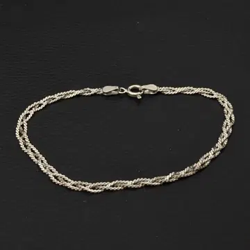 빈티지 이탈리아 실버 925 서펜타인 팔찌 2.3g