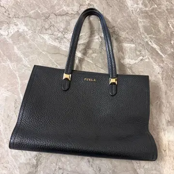 훌라 토트백 가죽 블랙 A4 사이즈