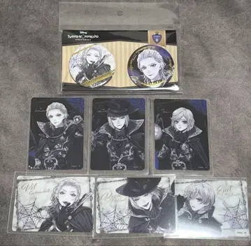 트위스테 금박 캔뱃지 세트, 픽처참 빌, 루크, 에펠