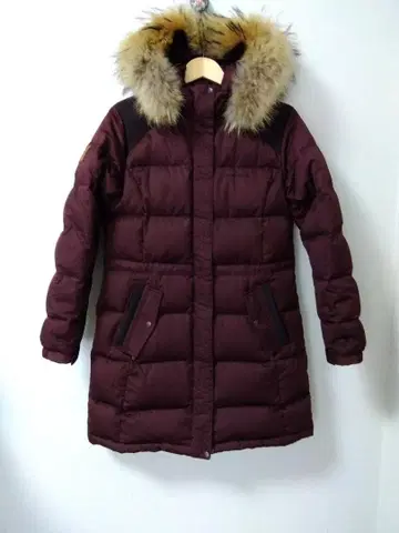 몽벨 month-bell 다운 코트 후드 탈부착 가능