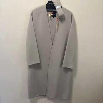 Theory 베이지 노카라 롱 코트 S 사이즈