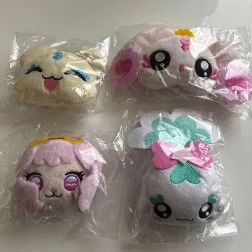 프리큐어 봉제 인형 클립 4개 세트