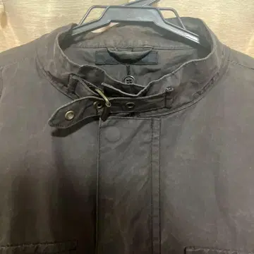 블랙 밀리터리 자켓 오일드 자켓