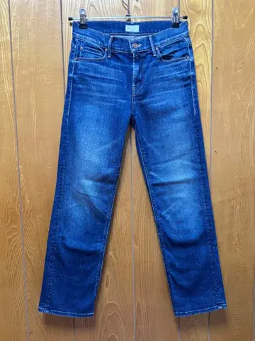 MOTHER 블루진 스트레이트 마더 론 헤르만