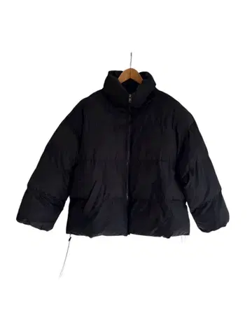 GRL 그레일 사이즈 F 블랙 숏 기장 다운 자켓