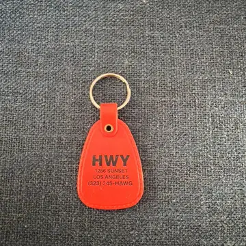 HWY 키링 빨간색