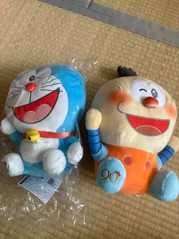 도라에몽과 진구(노비타) 봉제 인형 세트 90주년