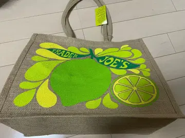 TRADER JOE'S 에코백 레몬과 라임