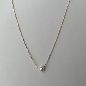 10금 펄 참 목걸이 주얼리