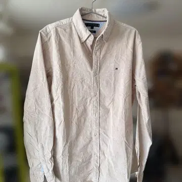 TOMMY HILFIGER THFLEX 베이지 셔츠 S