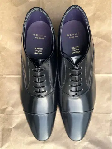 REGAL 스캐치 터치 레더 비즈니스 슈즈