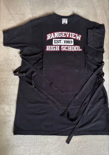 H 아쉬 리메이크 티셔츠 원피스