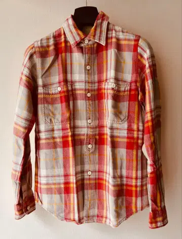 OSHKOSH Classic 오슈코시 클래식 플란넬 셔츠 고양이 눈 버튼