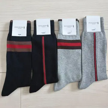 [ 새상품 ] 매킨토시 런던 남성용 삭스 4족 25-27cm