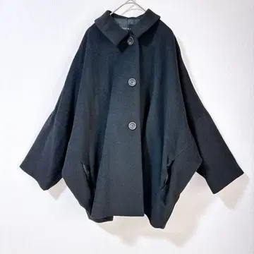새상품급 mizuiroind 미즈이로 인드 판초풍 코트 돌먼 슬리브