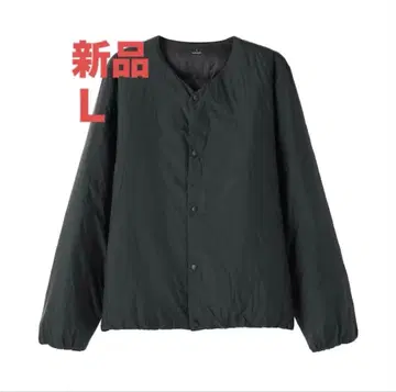 이번 시즌 모델 무인양품 경량 다운 포켓터블 노카라 자켓 신사 L