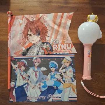 스토푸리 굿즈 리이누군 플래그 이치고 응원봉 클리어 시트