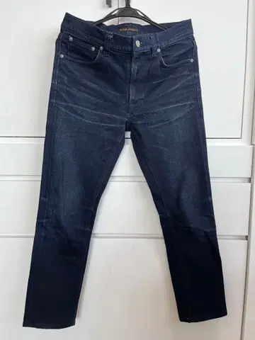 NUDIE JEANS LEAN DEAN BLACK N BLUE