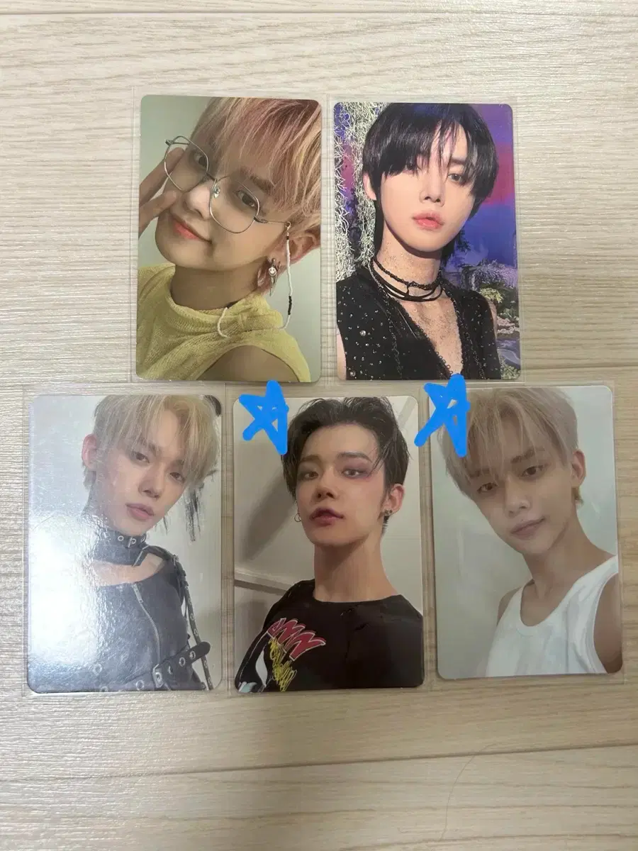 txt yeonjun album photocard bulk wts chaos chapter blue hour weverse album