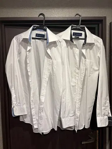 BRICK HOUSE 와이셔츠 2장 세트 41-86 L 와이드 칼라