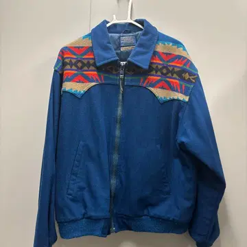 [ 레어템 ] 70s Pendleton 기하학 패턴 플리스 자켓