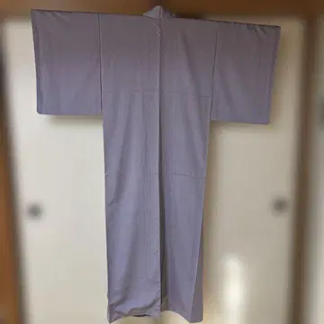 연보라 무지 기모노