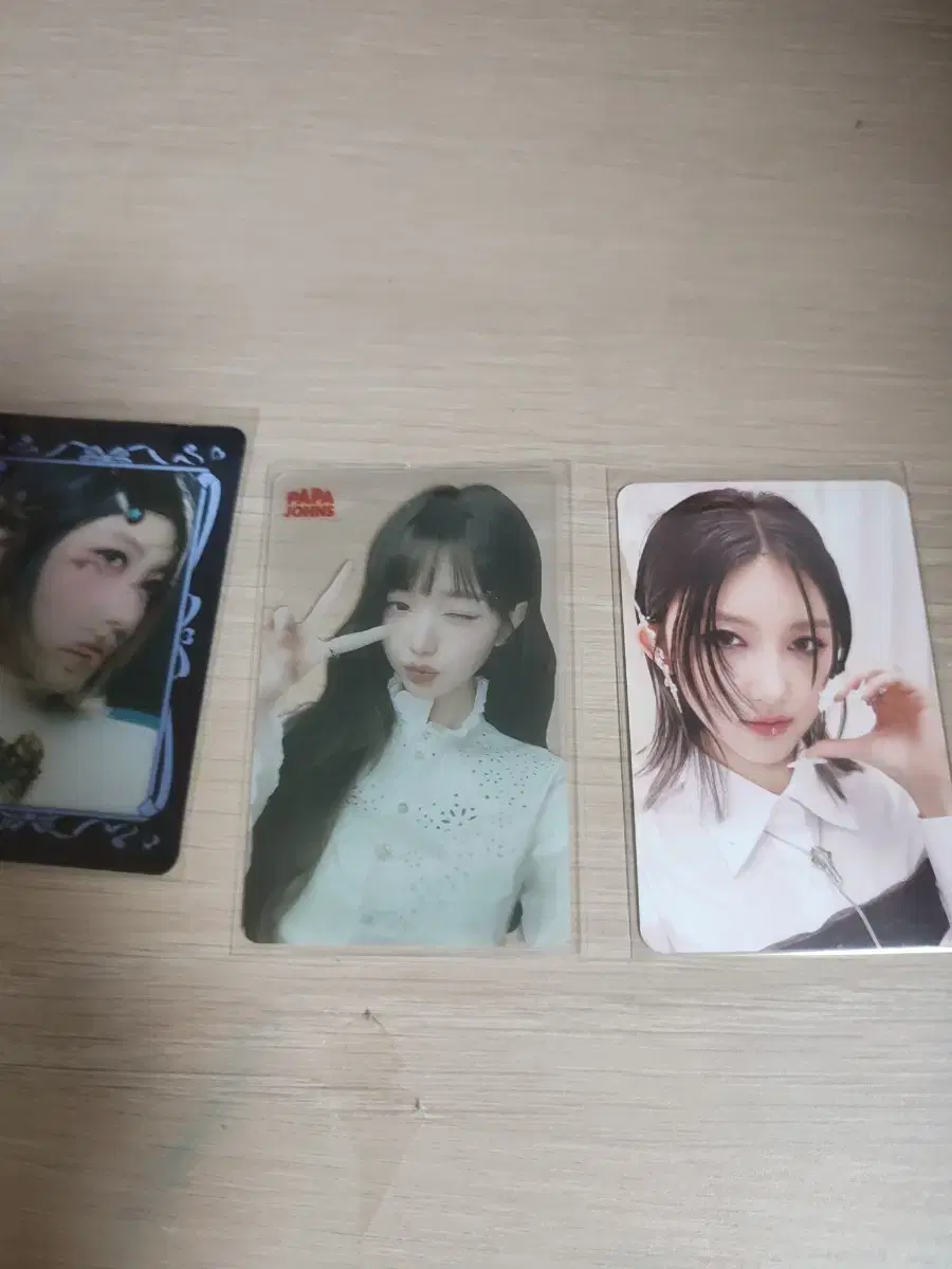Ive Gaeul, Hologram Gaeul Photocard, Papa John's Wonyoung Photocard