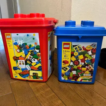 LEGO 기본 세트 빨간색 바케츠 파란색 바케츠