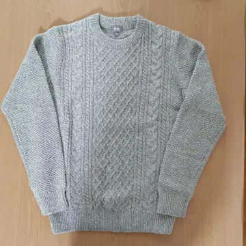 [ UNIQLO ] HEATTECH 케이블 짜임 스웨터