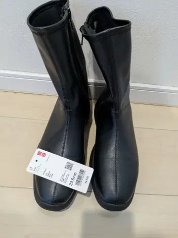 블랙 스트레치 숏부츠 23.5cm