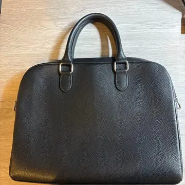 MURA 블랙 가죽 비즈니스 백