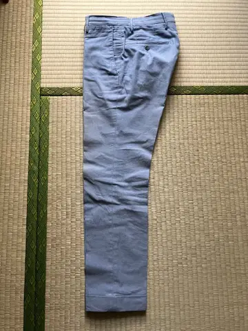 INCOTEX 42 라이트 블루 코튼 슬랙스