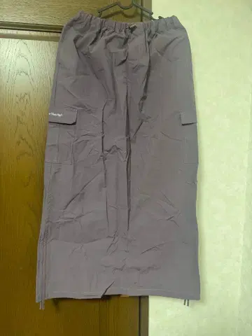 카고 스타일 퍼플 롱 스커트