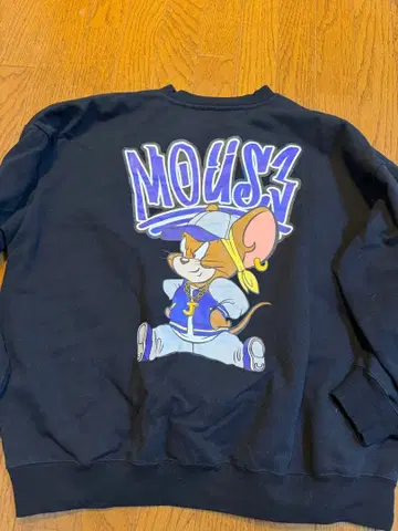 톰과 제리 맨투맨 블랙